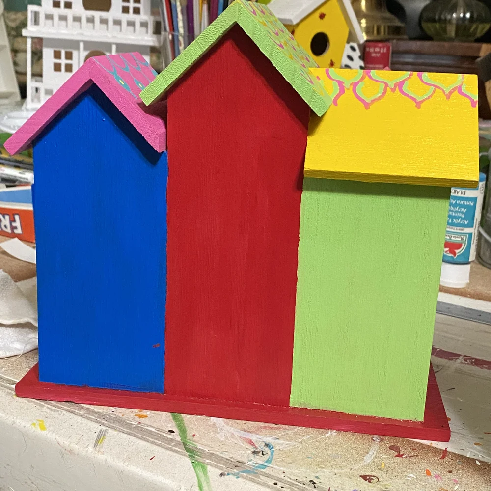 Colorful Decorative Birdhouse
